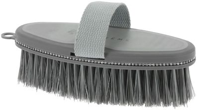 Ekkia Equitheme Kardätsche Strass grau