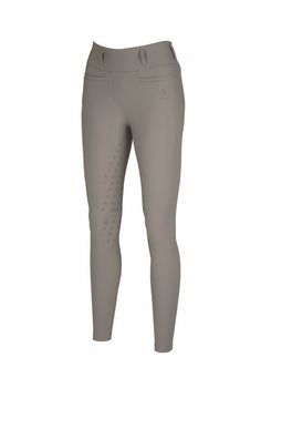 PIKEUR Damen Reitleggings Linnett Fullgrip Siebdruck sandstorm