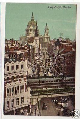 27506 Ak London Ludgate Hill um 1910