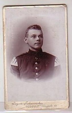 27571 Foto Soldat Glogau in Schlesien um 1910