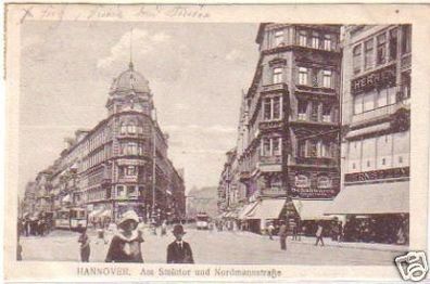 27983 Ak Hannover am Steintor und Nordmannstraße 1920