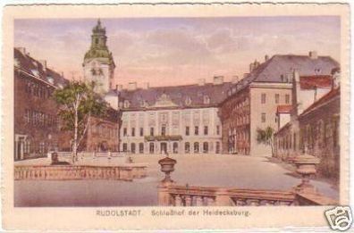 27999 Ak Rudolstadt Schloßhof der Heidecksburg um 1925