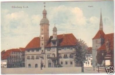 28012 Ak Eisenberg Sachsen-Altenburg Markt um 1915