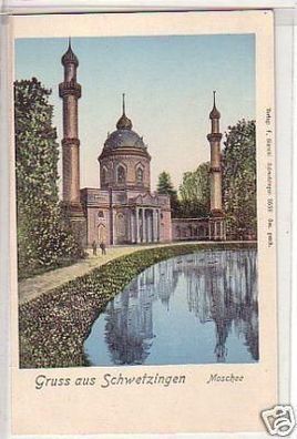 28059 Ak Gruss aus Schwetzingen Moschee um 1900