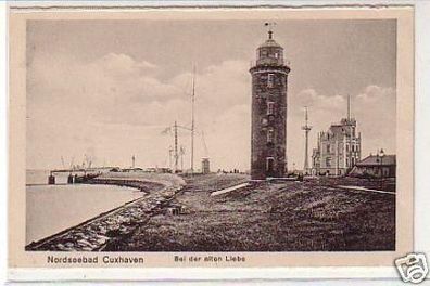 28266 Ak Nordseebad Cuxhaven Bei der alten Liebe um1930