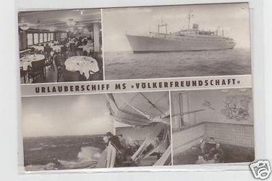 26225 Ak Urlauberschiff MS "Völkerfreundschaft" 1974