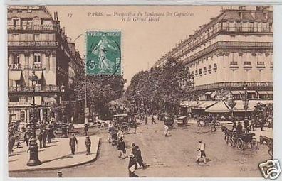 26276 Ak Paris Boulevard des Capucines Grand Hotel 1908