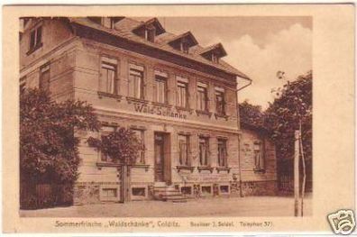 26304 Ak Sommerfrische "Waldschänke" Colditz 1918