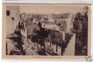 26398 Ak La Bassée durch feind. Artillerie zerstört 1916