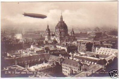 26400 Ak Zeppelin R 3 über dem Dom in Berlin um 1925