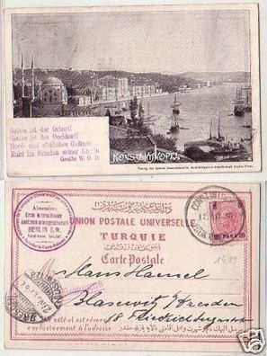 26817 Ak Österreichische Post Türkei Constantinopel1898
