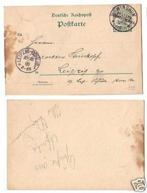 26865 Ganzsache Deutsch Südwestafrika Windhuk 1908