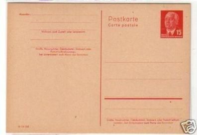 26923 Ganzsachenpostkarte mit 15 Pfennig Wilhelm Pieck