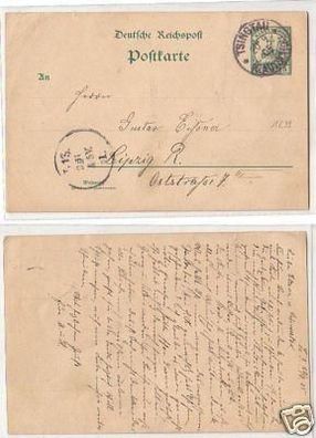 26928 Ganzsache Postkarte Tsingtau Kiautschou 20.9.1905