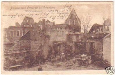 26986 Feldpost Ak bei Ortelsburg in Ostpreussen 1916