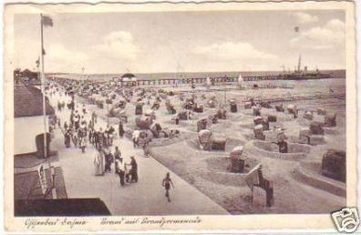 27142 Ak Ostseebad Dahme Strandpromenade um 1940