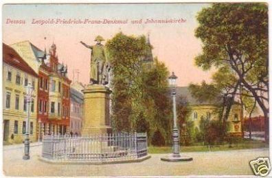 27225 Ak Dessau Leopold Friedrich Franz Denkmal um 1915