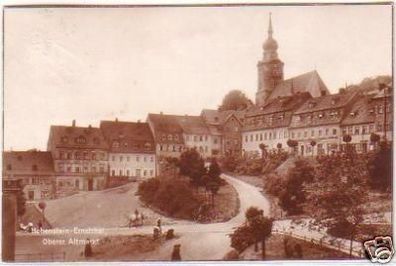 27313 Foto-Ak Hohenstein-Ernstthal Oberer Altmarkt 1926