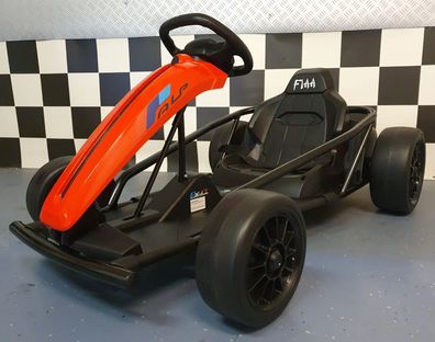 Kinder Kart Elektro GoKart Drift Auto 24V Kinderauto Kinderfahrzeug EVA 17km LED