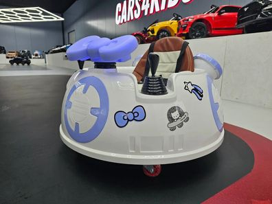 Elektro Bumper Car Boxauto Hello Kitty Autodrom Kinderfahrzeug 2x 25 Watt Leder