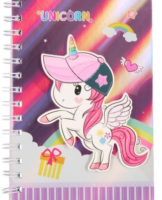 Equipage Kinder Einhorn Notizbuch