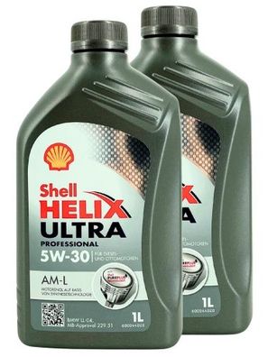 Shell Helix Ultra Professional AM-L 5W-30 2x1 Liter