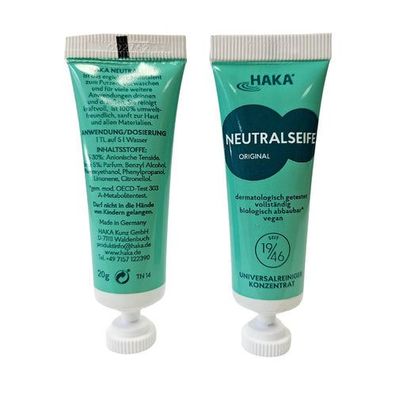 HAKA -Allesreiniger - Neutralseife Original - 10 x 20g Tube