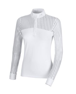 Pikeur Damen Turniershirt Bluse langarm White Selection FS 2024