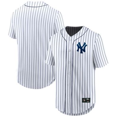 MLB Trikot New York Yankees NY Core Foundation weiß Poly Baseball Jersey