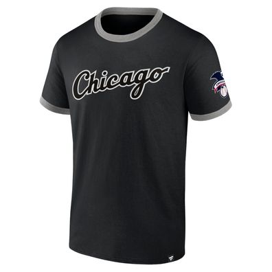 MLB Chicago White Sox T-Shirt Biblend Forced Ringer Baseball Shirt