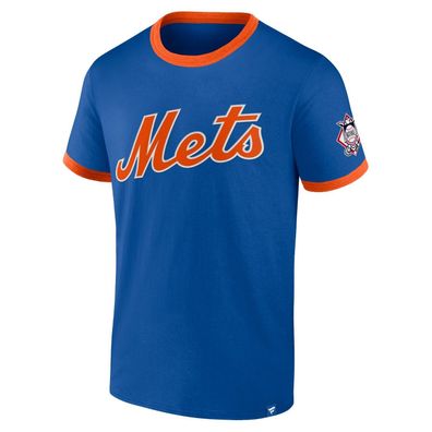 MLB New York Mets T-Shirt Biblend Forced Ringer Baseball Shirt (Gr. Einheitsgröße)