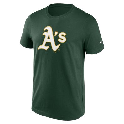 MLB Oakland Athletics A's T-Shirt Primary Logo Team Graphic Baseball grün