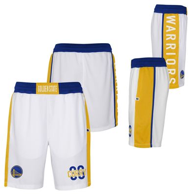 NBA Short Hose Golden State Warriors Stephen Curry KOTC Shorts Basketball weiß