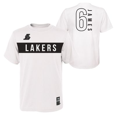 NBA T-Shirt Los Angeles Lakers Lebron James Skill Drill Basketball Tee Shirt