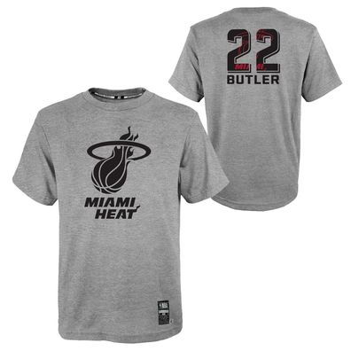 NBA T-Shirt Miami Heat Jimmy Butler By the Numbers grau Basketball Shirt Tee