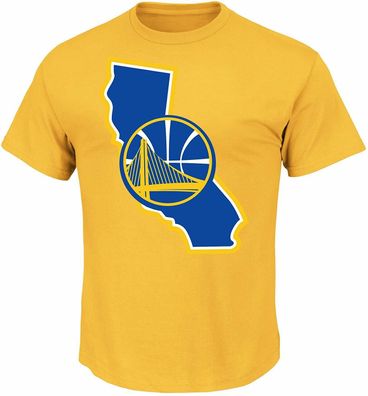 NBA T-Shirt Golden State Warriors Stephen Curry 30 gelb Trikot jersey Basketball