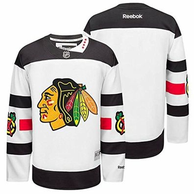 NHL Trikot Chicago Blackhawks weiß blank Premier Eishockey Jersey Stadium Series