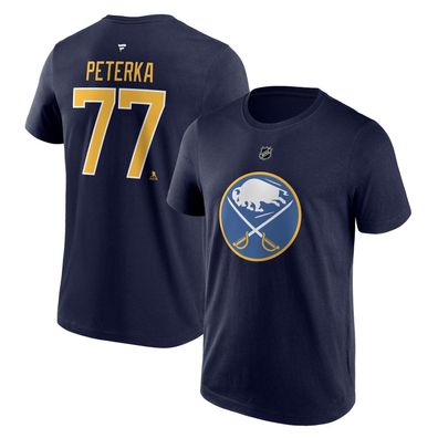 NHL T-Shirt Buffalo Sabres J.J. Peterka navy Eishockey Trikot Jersey