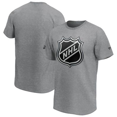 NHL T-Shirt Schild Shield Mid Essential Secondary Logo Graphic grau