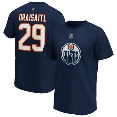 NHL T-Shirt Edmonton Oilers Leon Draisaitl 29 navy Eishockey Trikot Jersey