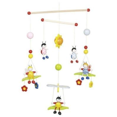 Goki 3-D Mobile Bienen und Käfer Babymobile Holzmobile Kindermobile NEU 52954