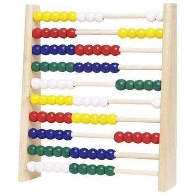 goki Rechenrahmen 100 Ringe 25,5x6,7x29cm HS240 Lernspielzeug Rechnen lernen NEU