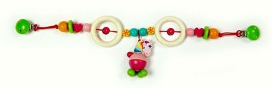 Hess Wagenkette Einhorn Kinderwagen Holzspielzeug Kinderwagenkette Motorik