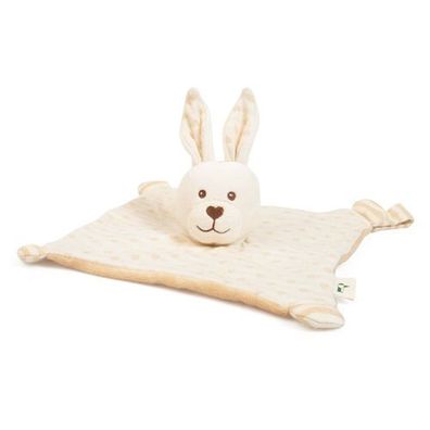 Grünspecht Bio- Schnuffeltuch Hase beige Kuscheltuch Schmusetuch Baby NEU