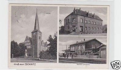 32336 Mehrbild-Ak Gruß aus Zeckritz 1937