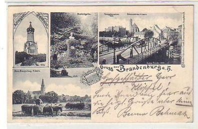 32344 Mehrbild Ak Gruß aus Brandenburg a. Havel 1906