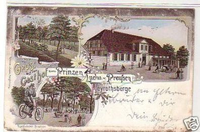 32384 Ak Lithographie Gruss aus Heyrothsberge 1898