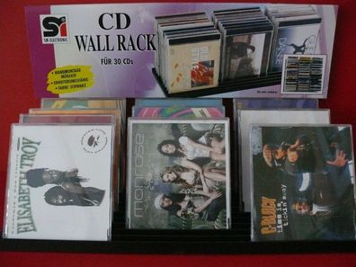 10 Stück Musik CD mit NEU 30er CD Flip CD Paket Maxi oder Single CDs mit CD Ständer