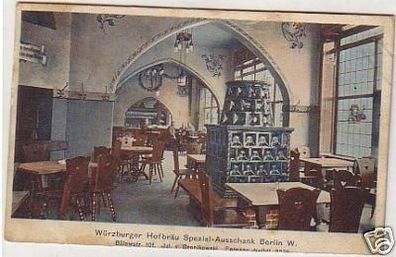 32594 Ak Berlin Gasthaus Würzburger Hofbräu 1914