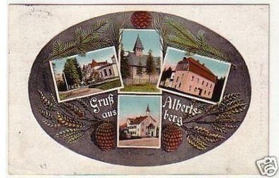 32946 Mehrbild Ak Gruß aus Albertsberg 1918